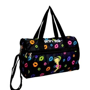 NEW BETTY BOOP women's duffel bag. NWT